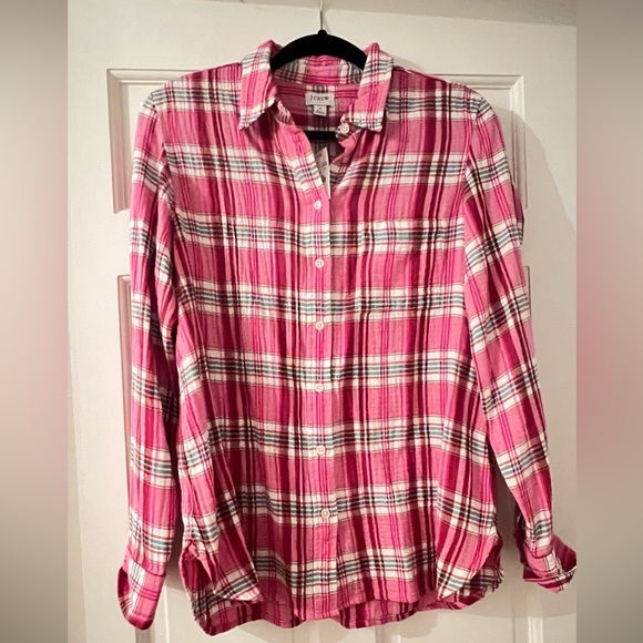 J.Crew Cotton Gauze Button Down Shirt - Picture 5 of 9